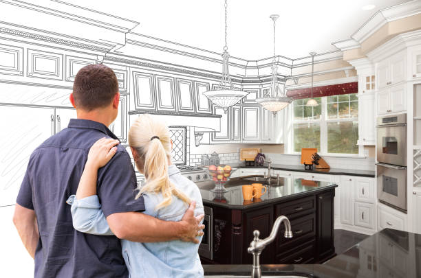 Professional Cabinet Refacing technician working in Gaithersburg, MD